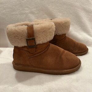 BearPaw Brown Suede Winter Boots